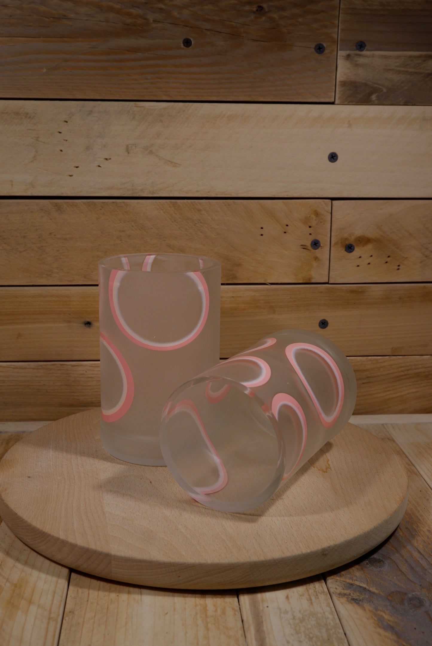 Set Bicchieri + portastuzzichini Malfy rosa