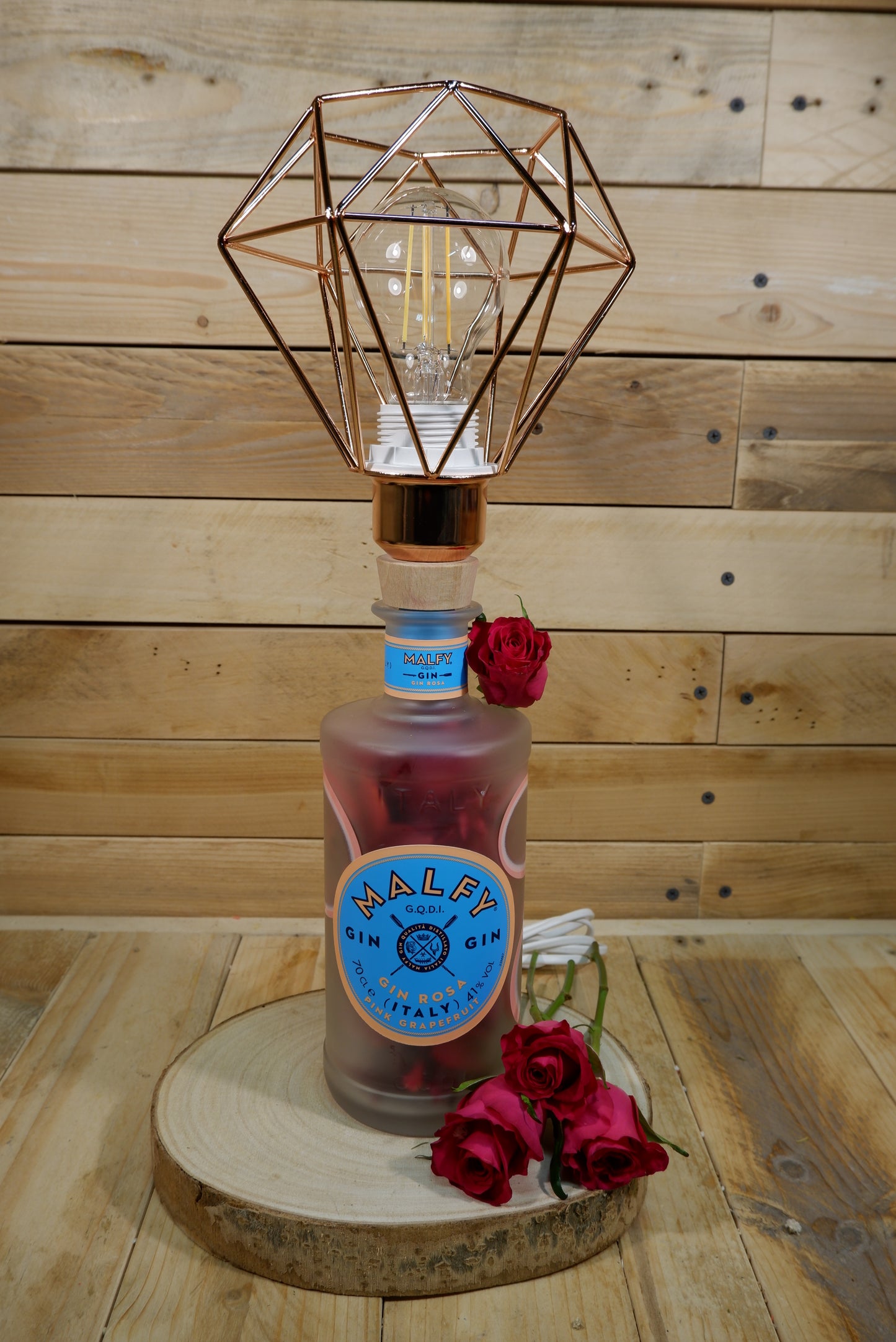 Lampada Malfy Rosa Gabbia