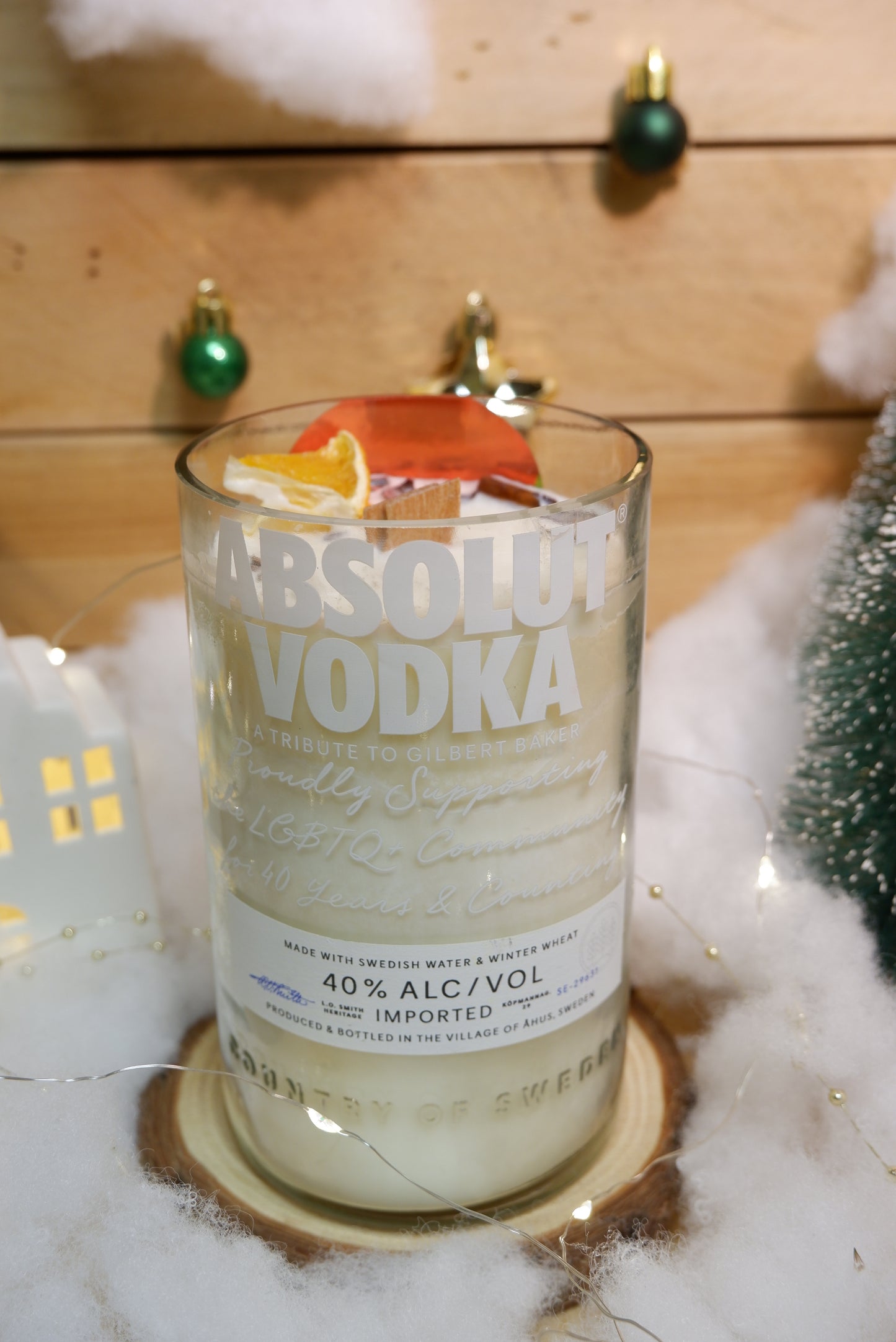Candela Absolut vodka - Arancia e cannella