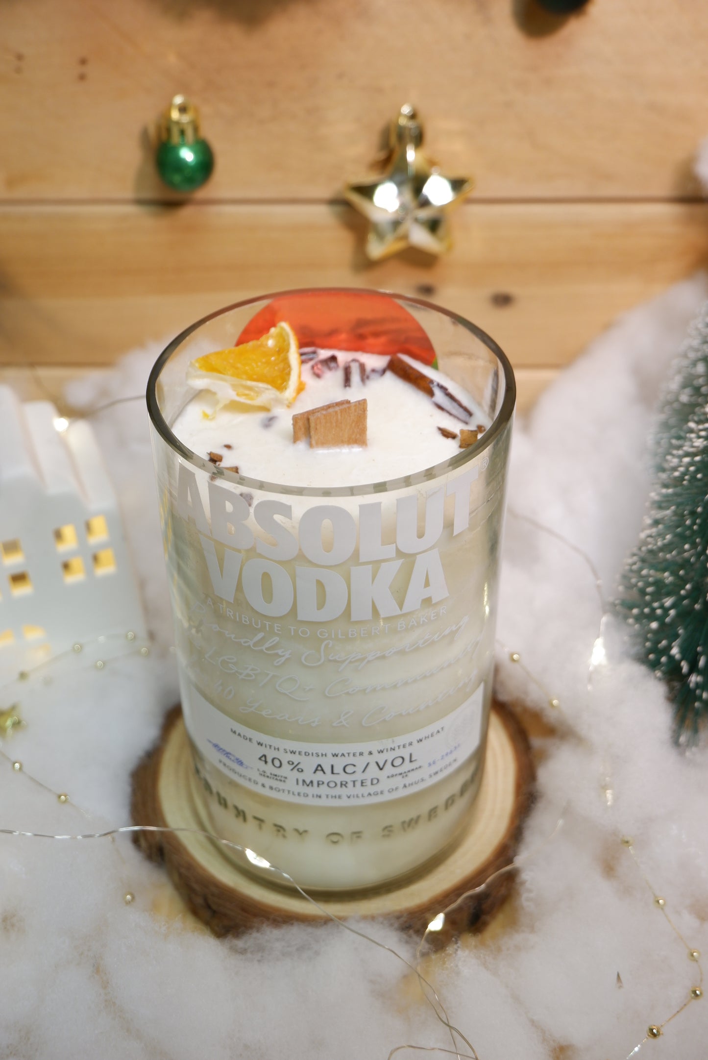 Candela Absolut vodka - Arancia e cannella