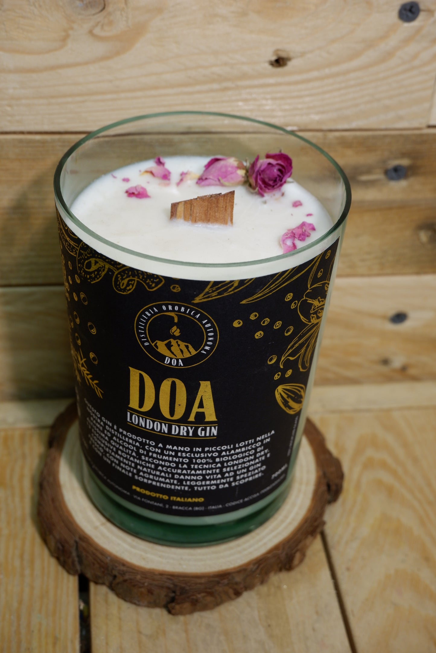 Candela Doa gin - Rosa e fiori d'arancio