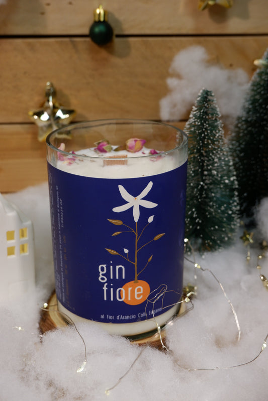 Candela Gin fiore - Rosa e pompelmo