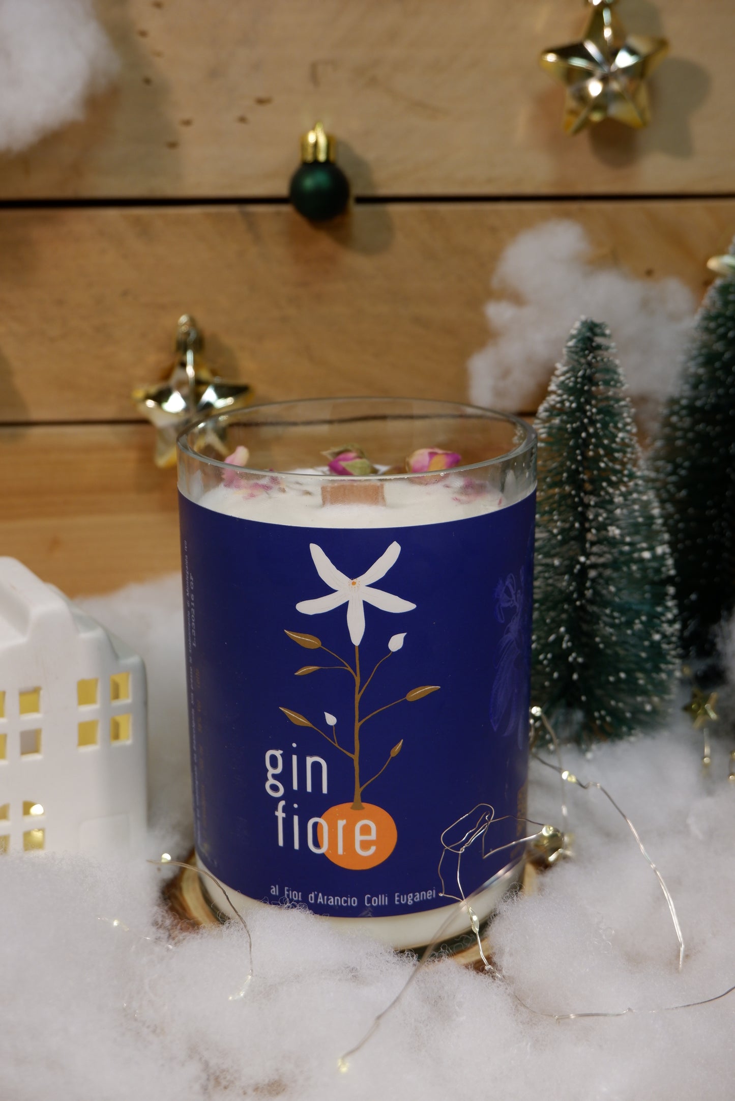 Candela Gin fiore - Rosa e pompelmo