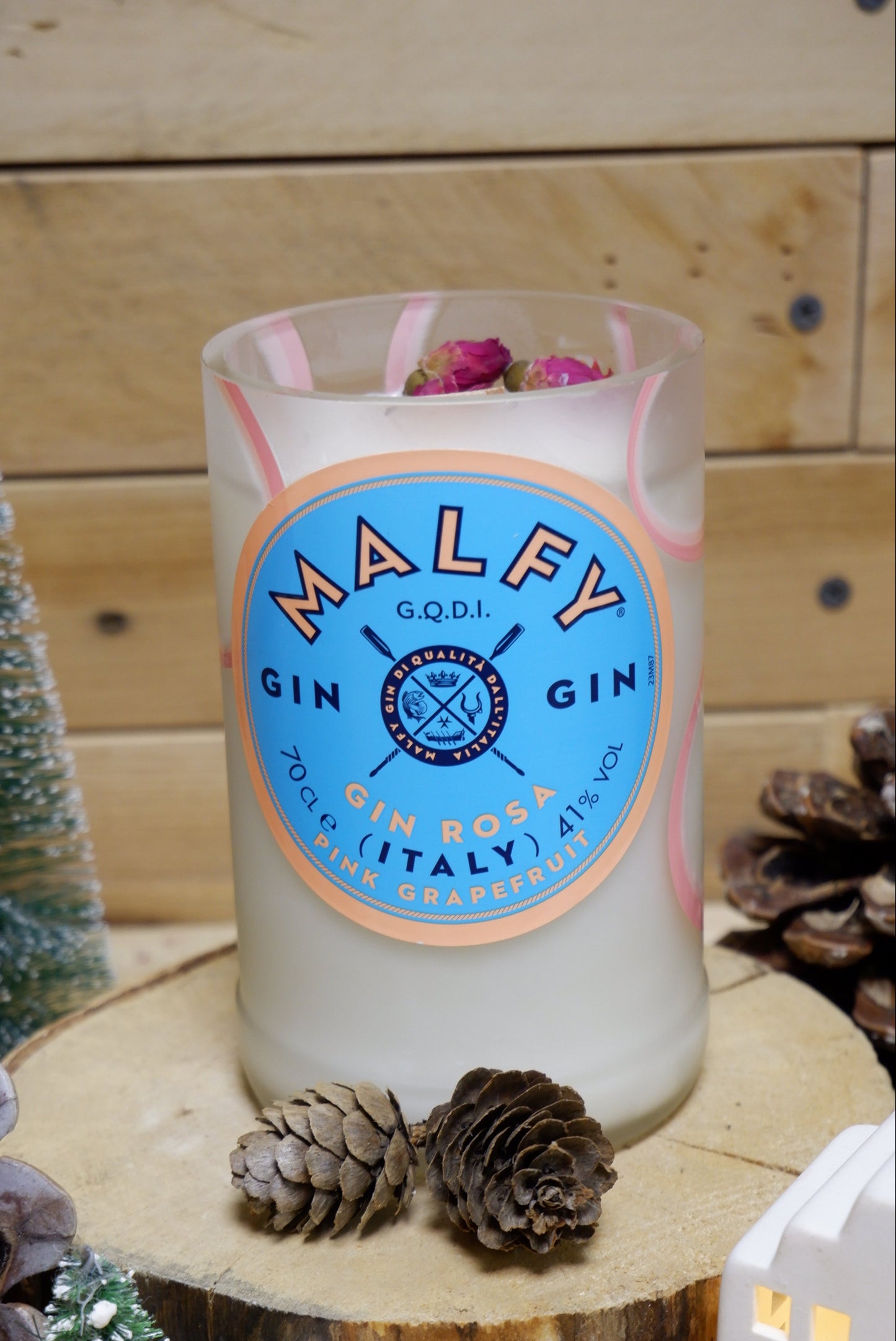 Candela Malfy rosa - Rosa e Pompelmo